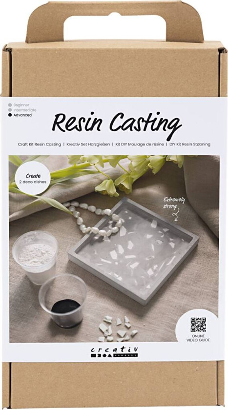 Craft Kit - Resin Casting - Square Tray with Terrazzo (977688)