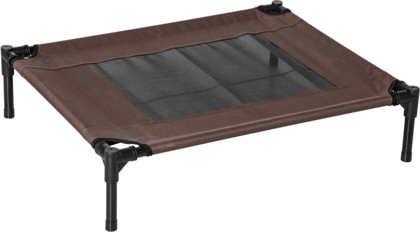 Robust brun hundeseng 600D Oxford 76x61x18 cm