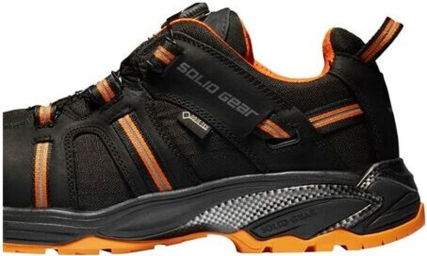 Hydra Vernesko GTX, svart/oransje, glassfiberhette Str. 41