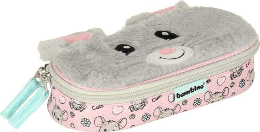 Polstret pennal med klaffmus og beskyttelse