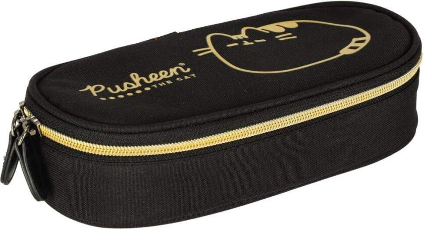 Polstret pennal gull Pusheen design