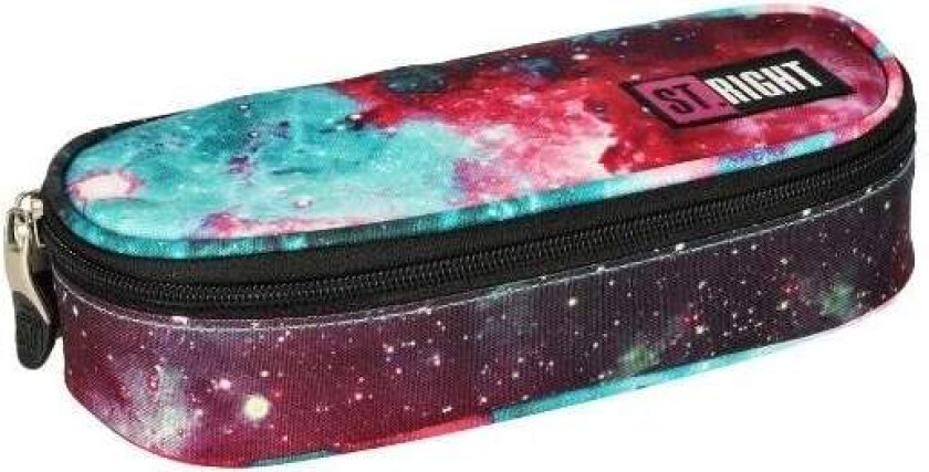 Polstret pennal med klaff - Nebula mønster