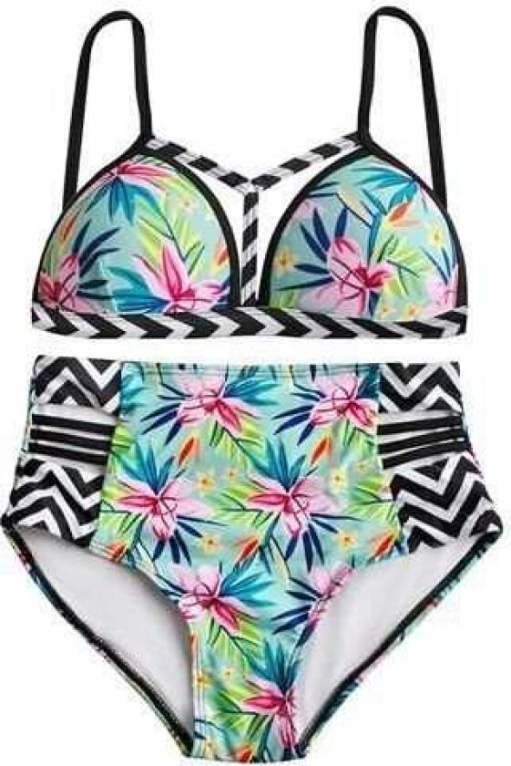 Push-up badedrakt Høy midje Perfekt passform