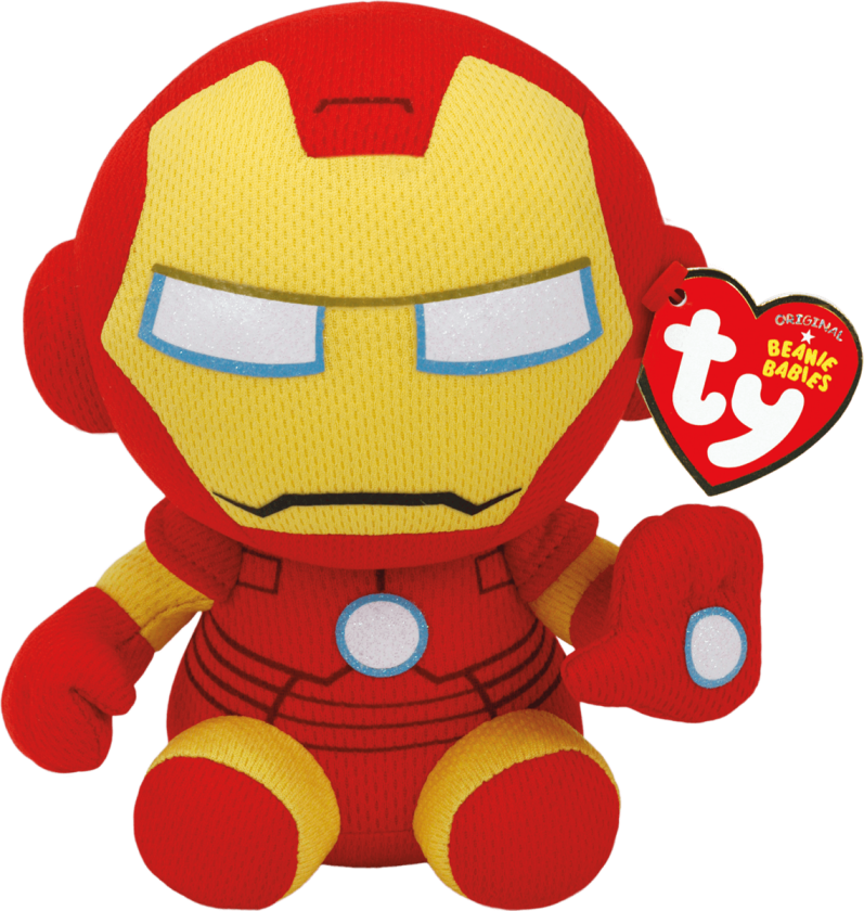 Plush - Beanie Boos - Iron Man (Regular) (41190)