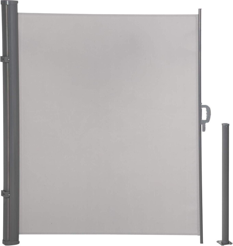 Sidemarkise 300x160 cm Grå UV50+ Sol- og personvern