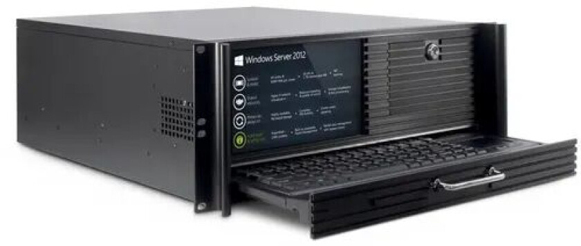 Inter-tech 4u 4452-tft Rack Med Innebygd Skjerm/tastatur