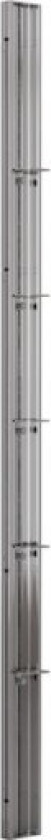 Match Tower dusjhylle, modell D, 10 cm, krom profil