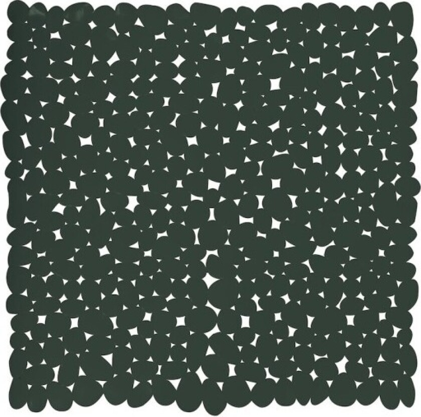 Galets baderomsmatte, 53x53 cm, grønn
