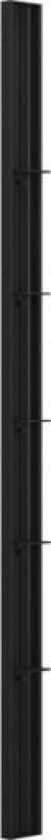 Match Tower dusjhylle, modell D, 10 cm, sort profil