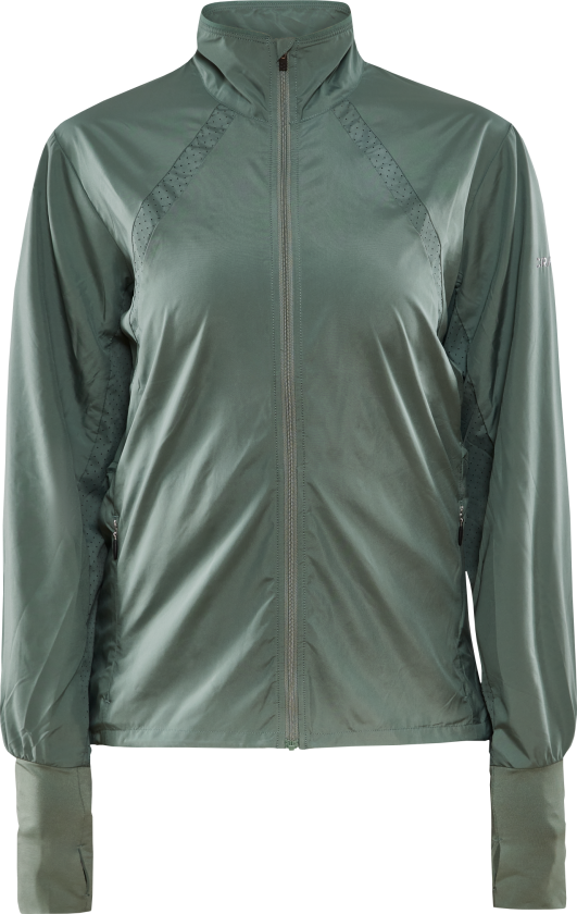 Women's Adv Essence Wind Jacket XS, Thyme