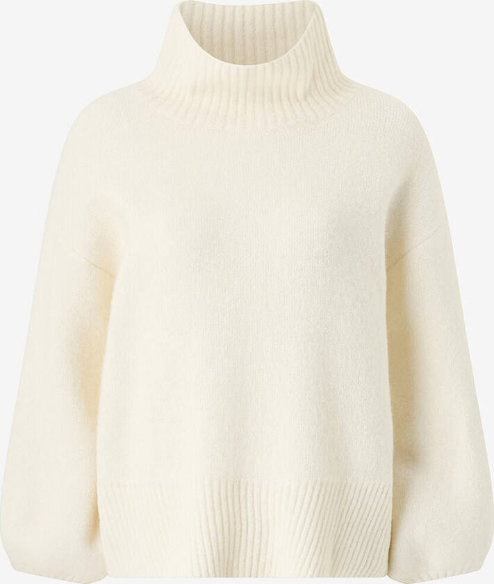 Pullover Fam Patch Short Sweater - Hvit