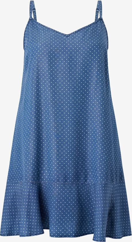 Denimkjole vMille S/L - Blå
