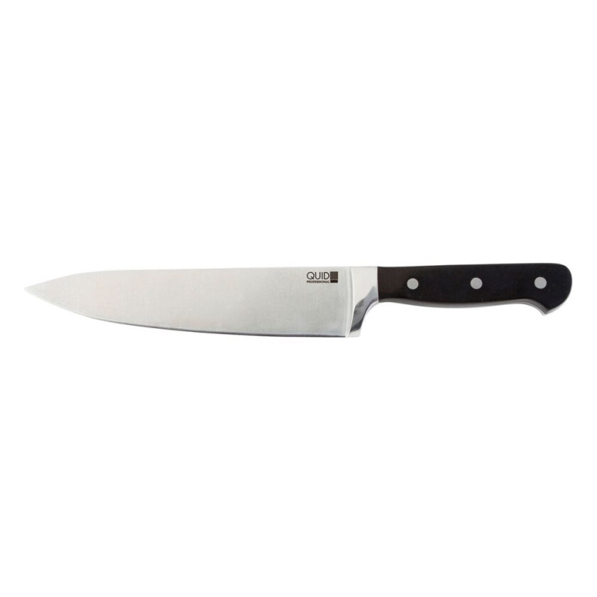 Kokkekniv Quid Professional Inox Chef Black Black Metal 20 cm (Pakke 6x)