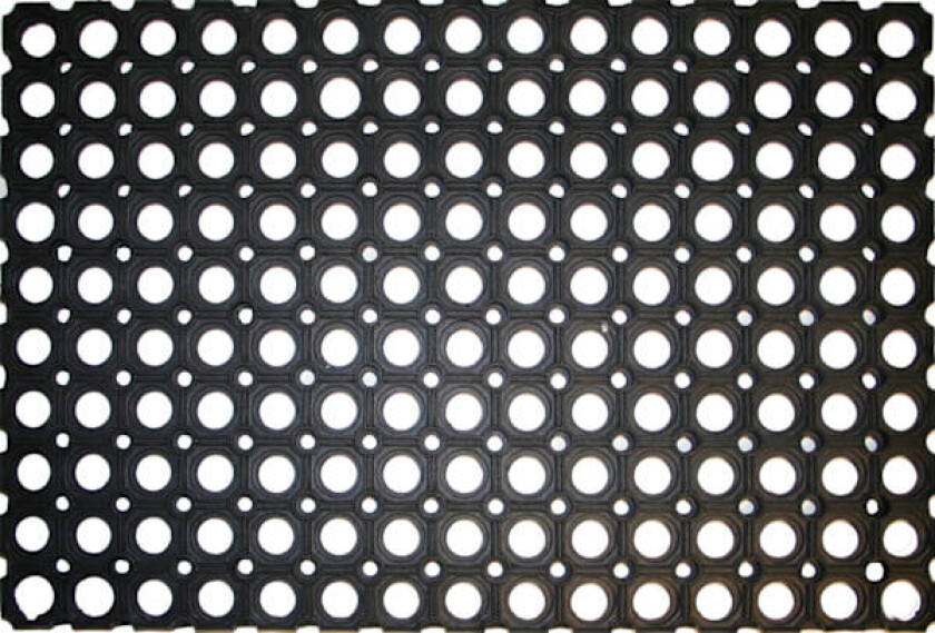 Dørmatte gummiring 60×80 cm stor