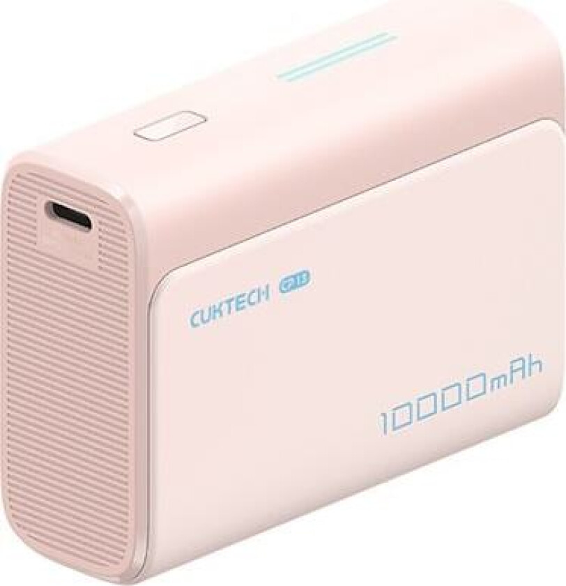 Powerbank Cuktech CP13 30W 10000mAh USB-C + USB-A - rosa