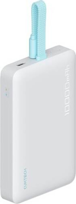 CP132ML 10000 mAh magnetisk strømbank - hvit