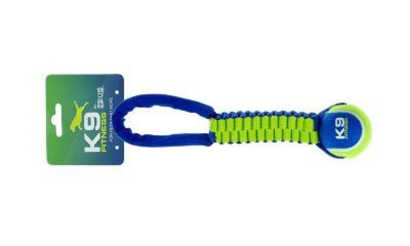 K9 Tennis Ball Ballistic Twist Tug with Ball - Hundeleke