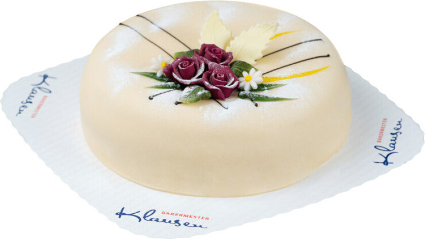 Marsipankake God marsipankake m/valgfritt fyll og tekst.