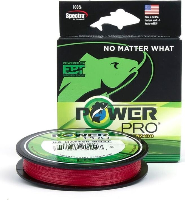 Bilde av PowerPro Line 135m 0.28mm 20kg Vermillion Red