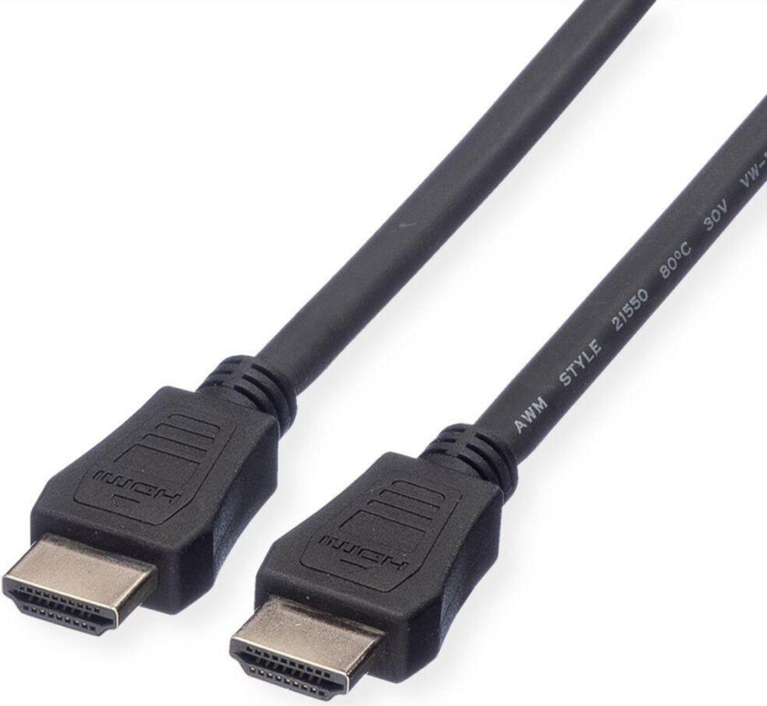 Verdi - Hdmi Med Ethernet-Kabel - Hdmi (M) Til Hdmi (M) - 7,5 M - Skjermet - Svart (11.99.5736)