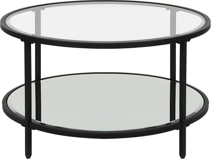 Soffbord Beliani Birney Guld/transparent Black\|\|Transparent