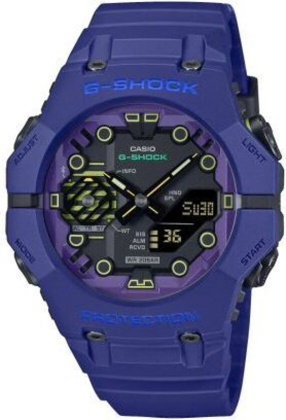 G-Shock GA-B001CBR-2AER - Kvarts - Blå - Herreklokker - Resin - Mineral