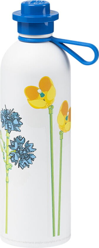Drikkeflaske - Steel - Wild Blomster - - OneSize - Drikkeflaske