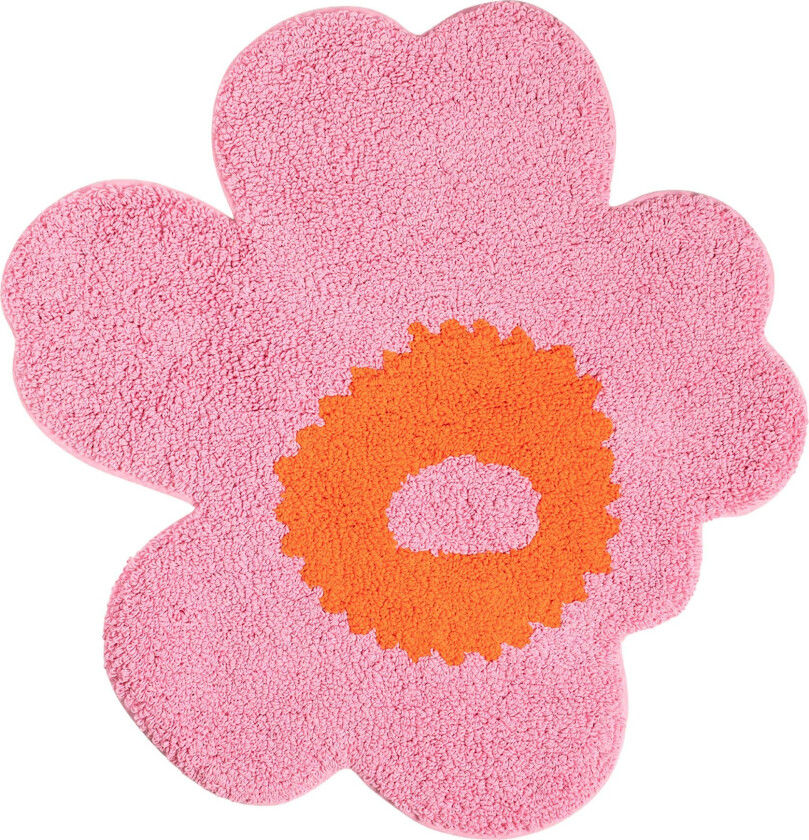 Unikko Terry Baderomsmatte 73x74 Cm / Oransje - Baderomsmatter Bomull Rosa - 075746-320