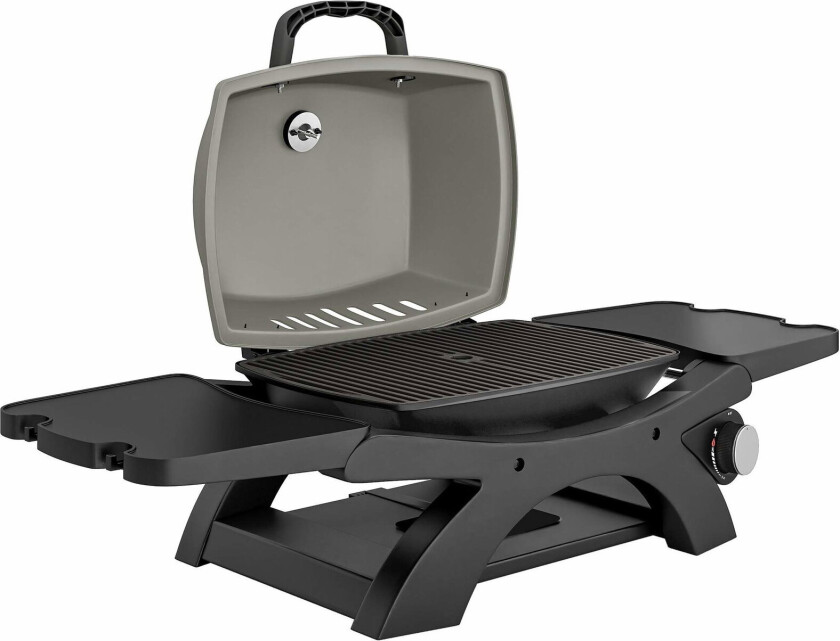 Bærbar gassgrill – 3,3 kW, sammenleggbar, støpejernsrister