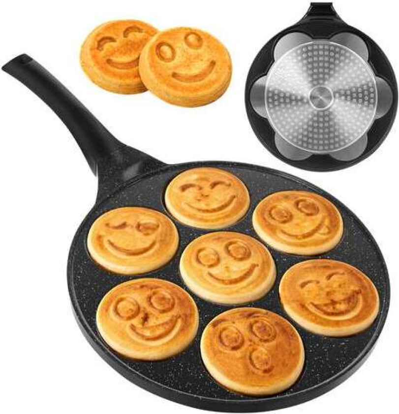 Pannekakepanne med slippbelegg – 26 cm, induksjons- og gasssikker
