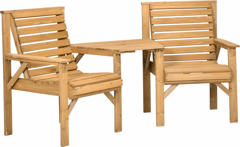 Tre-bistrosett med 3 deler – værbestandig, paraplyhull