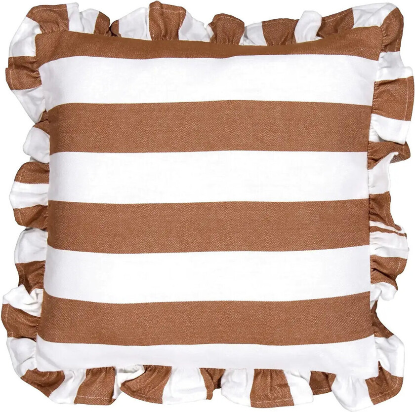 Bilde av Cushion Cover Volang - Brown - 45X45CM
