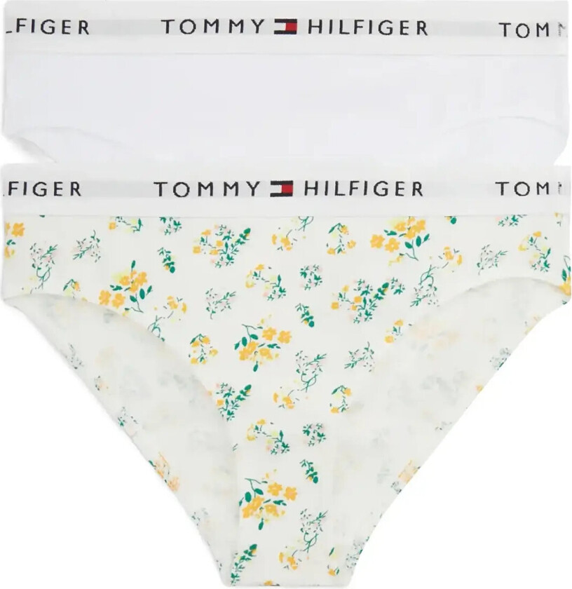 2 Pk Bikini Print - White - 152-164