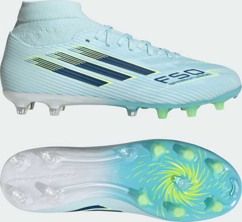 F50 SPARKFUSION LEAGUE Mid Cut Firm Ground / Artificial Ground Fotballsko, dame