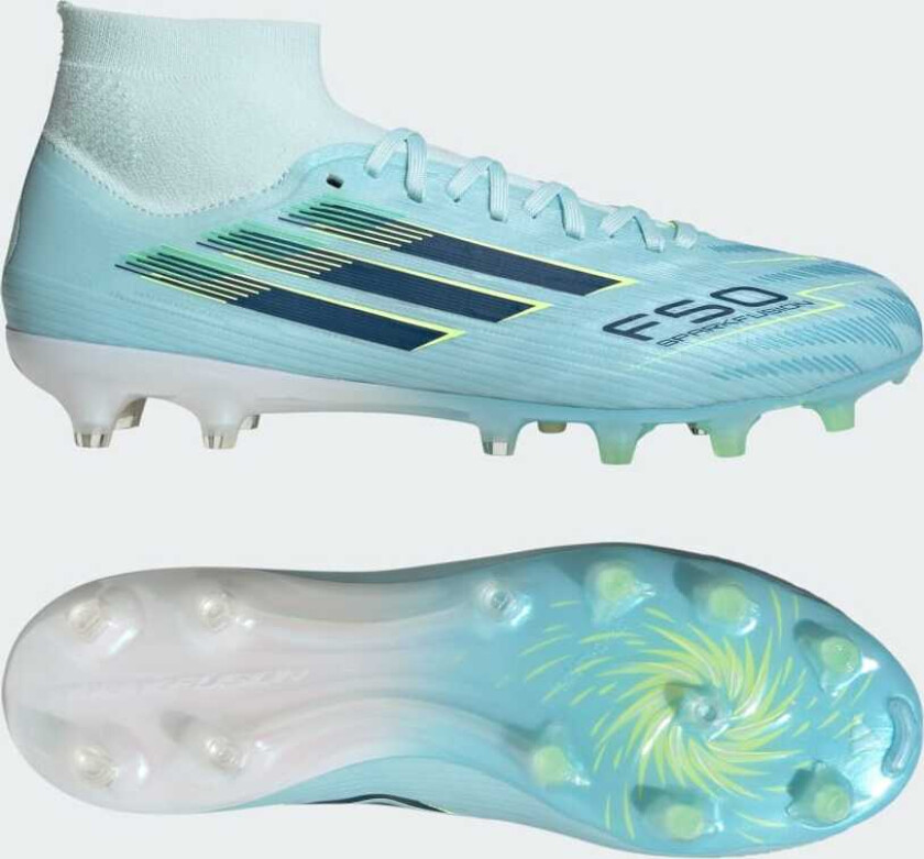 F50 SPARKFUSION PRO Mid Cut Firm Ground / Artificial Ground Fotballsko, dame