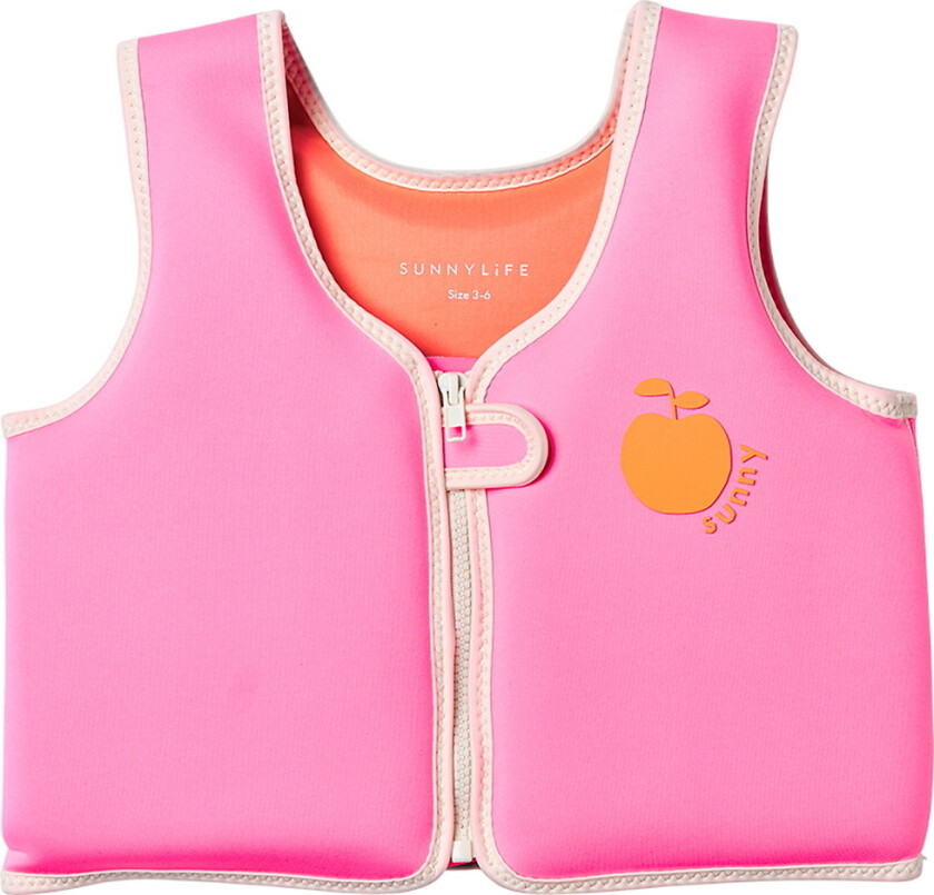 Svømmevest - 3–6 år - Poppy Den Peach - - OneSize - Svømmevest