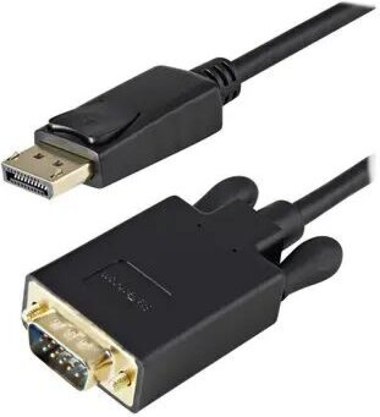 Startech 3 Ft Displayport To Vga Adapter Cable Dp To Vga Black 1m Displayport Hann Vga Hann