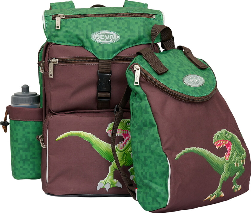 Skolesekk - Nybegynnere - Pixel Rex VER 2 - - OneSize - Skolesekk