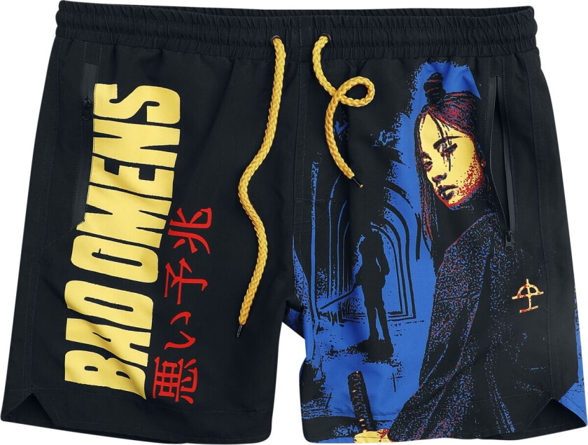 Badeshorts - EMP Signature Collection - S til XXL - Herrer - flerfarget
