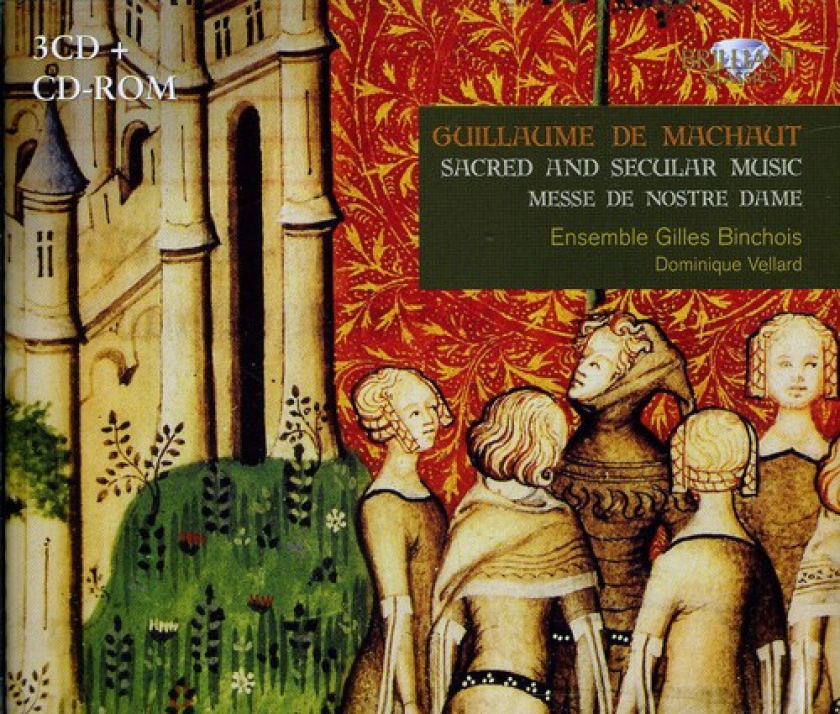 Ensemble Gilles Binchois Machaut: Sacred And Secular Music Messe De Nostre Dame CD