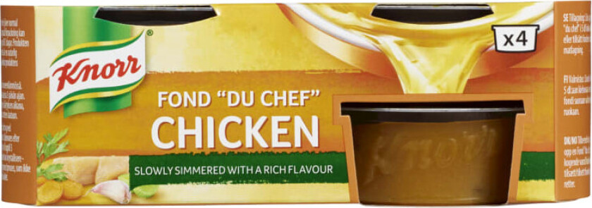 Fond Du Chef Kylling 4x28g