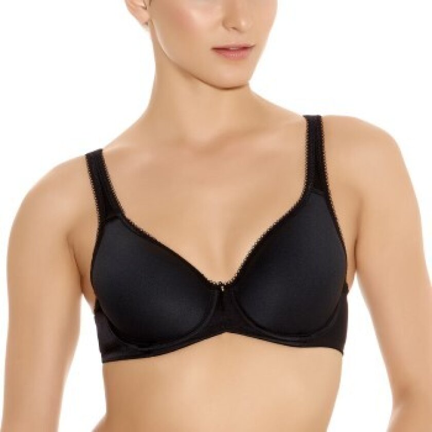 BH Basic Beauty Spacer Underwire T-Shirt Bra Svart polyester E 65 Dame