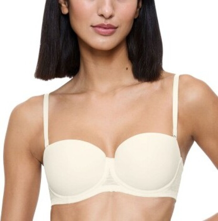 BH Signature Sheer Wired Balconette Bra Elfenben C 70 Dame