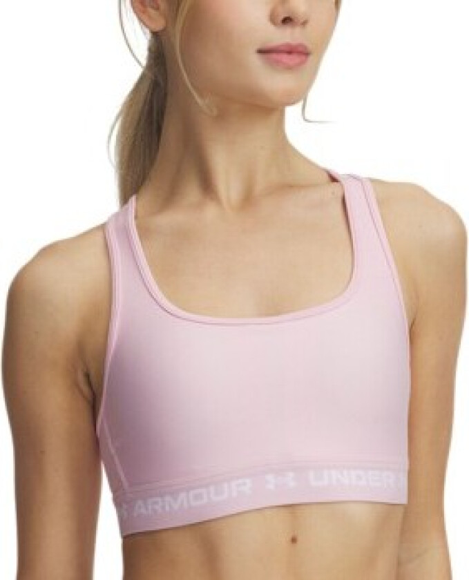 BH Mid Crossback Sport Bra Rosa/Hvit polyester Small Dame