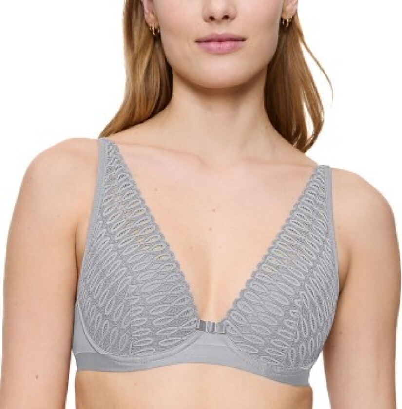 BH Aura Spotlight Plunge Bra Lysgrå E 70 Dame