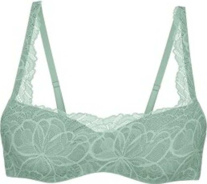 BH Body Make-Up Illusion Lace Balconette Lysegrønn D 80 Dame