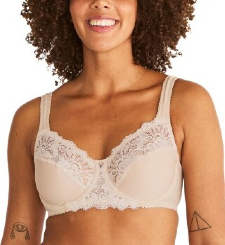 BH Support Wire Bra Beige G 90 Dame