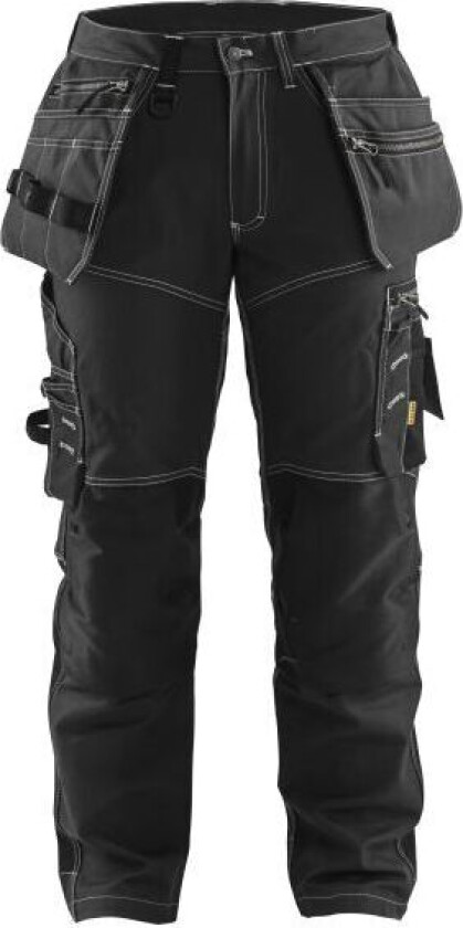 Blåkläder 179013709900C146 Håndverksbukse med stretch, svart Str. C146