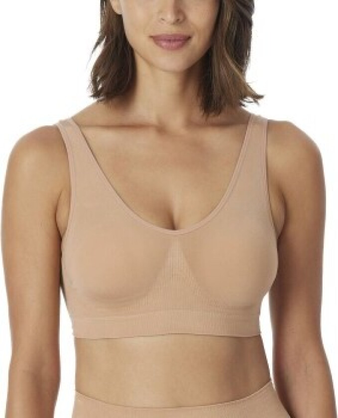 BH Soft Removable Pads Bra Beige polyamid 3XL Dame