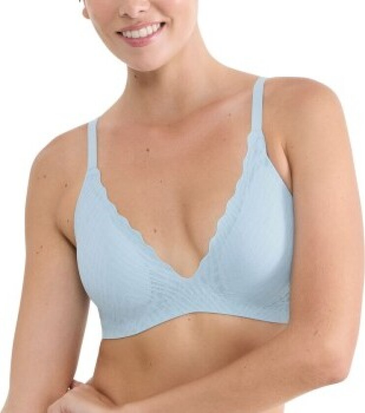 BH ZERO Feel Bliss Push-Up Bra Lysblå M+ Dame